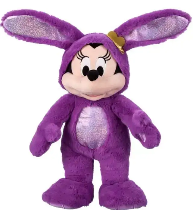 Disney 2023 Easter Minnie Mouse 13.5-Inch Plush [Fuzzy Suit & Floral Hair Accent] (Pre-Order ships September)