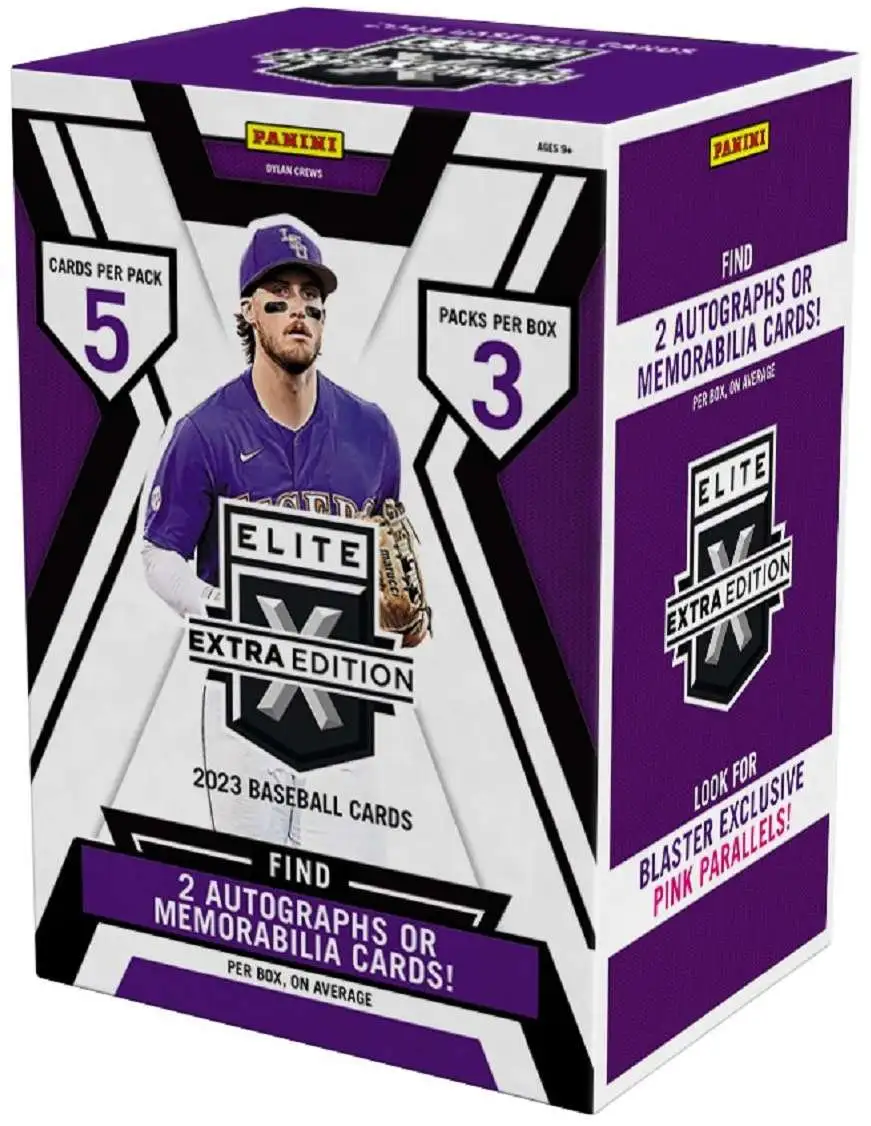 MLB Panini 2023 Elite Extra Edition Baseball Trading Card BLASTER Box 3 ...