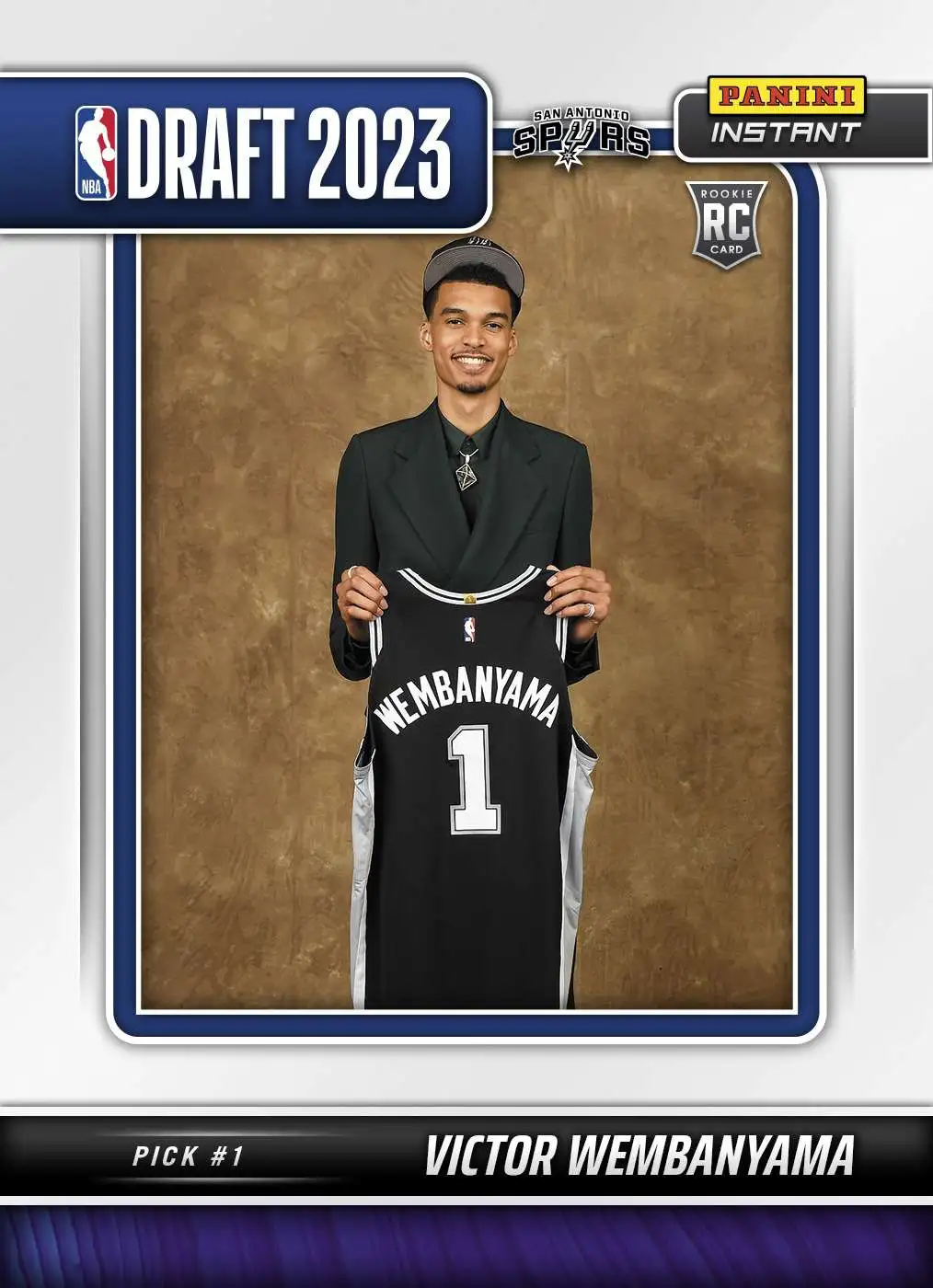 NBA San Antonio Spurs 2023-24 Instant Draft Night Basketball Single Card  Victor Wembanyama Exclusive 1 Rookie, Pick 1 - ToyWiz