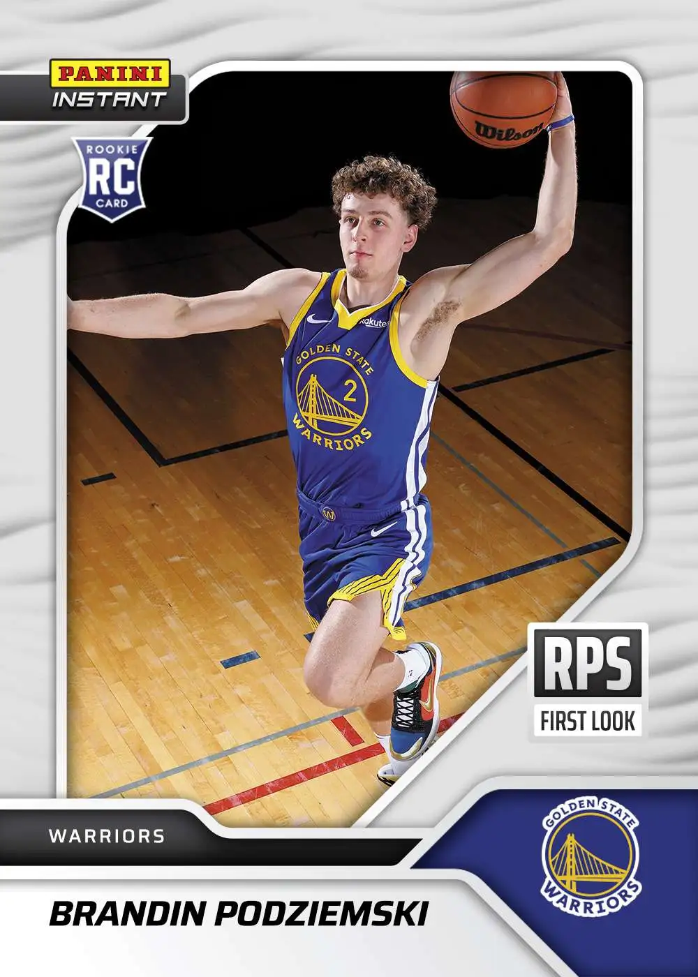 NBA 2023-24 Instant RPS First Look Basketball Brandin Podziemski RPS-18 [Rookie]