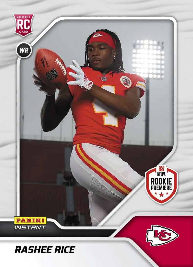 NFL Kansas City Chiefs 2023 Instant RPS First Look Football Single Card  Rashee Rice 17 Rookie Card - ToyWiz