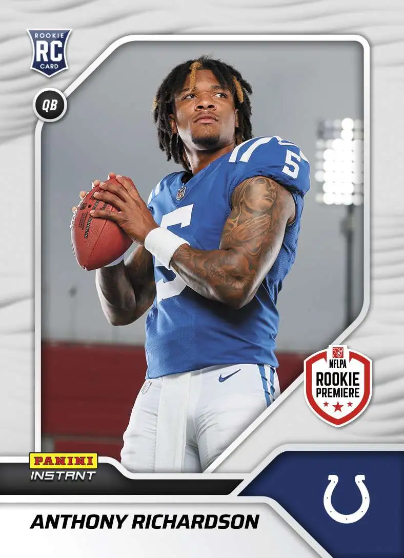 NFL Indianapolis Colts 2023 Instant RPS First Look Football /1911 Anthony Richardson #2 [Rookie Card]