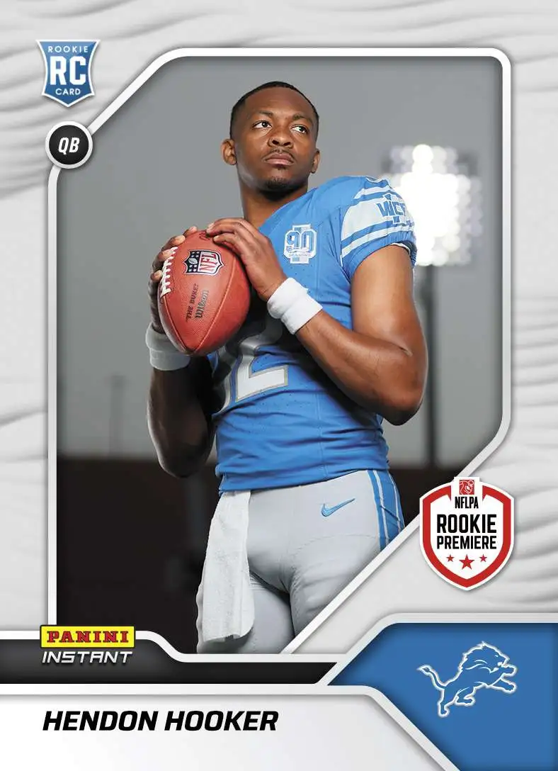 NFL Detroit Lions 2023 Instant RPS First Look Football Single Card