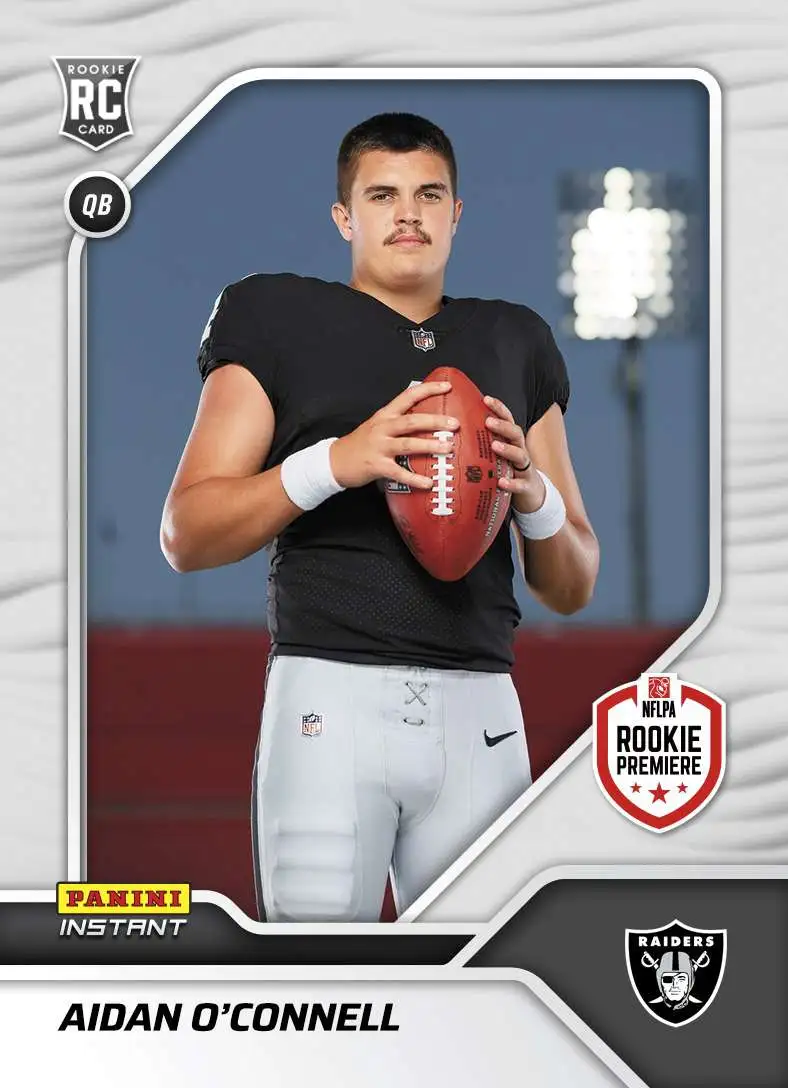 NFL Las Vegas Raiders 2023 Instant RPS First Look Football Aidan O'Connell #34 [Rookie Card]