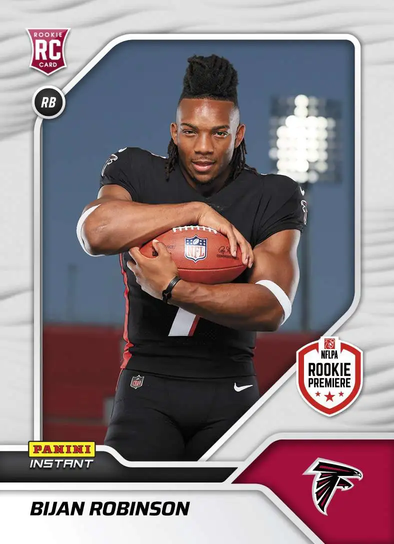 NFL Atlanta Falcons 2023 Instant RPS First Look Football Bijan Robinson #4 [Rookie Card]