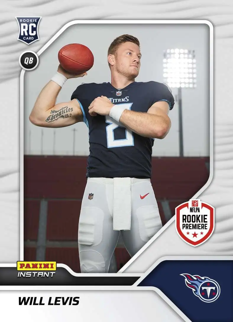 WILL LEVIS RC 2023 PANINI SCORE Gem Masters ROOKIE True 1/1 One Of One  TITANS