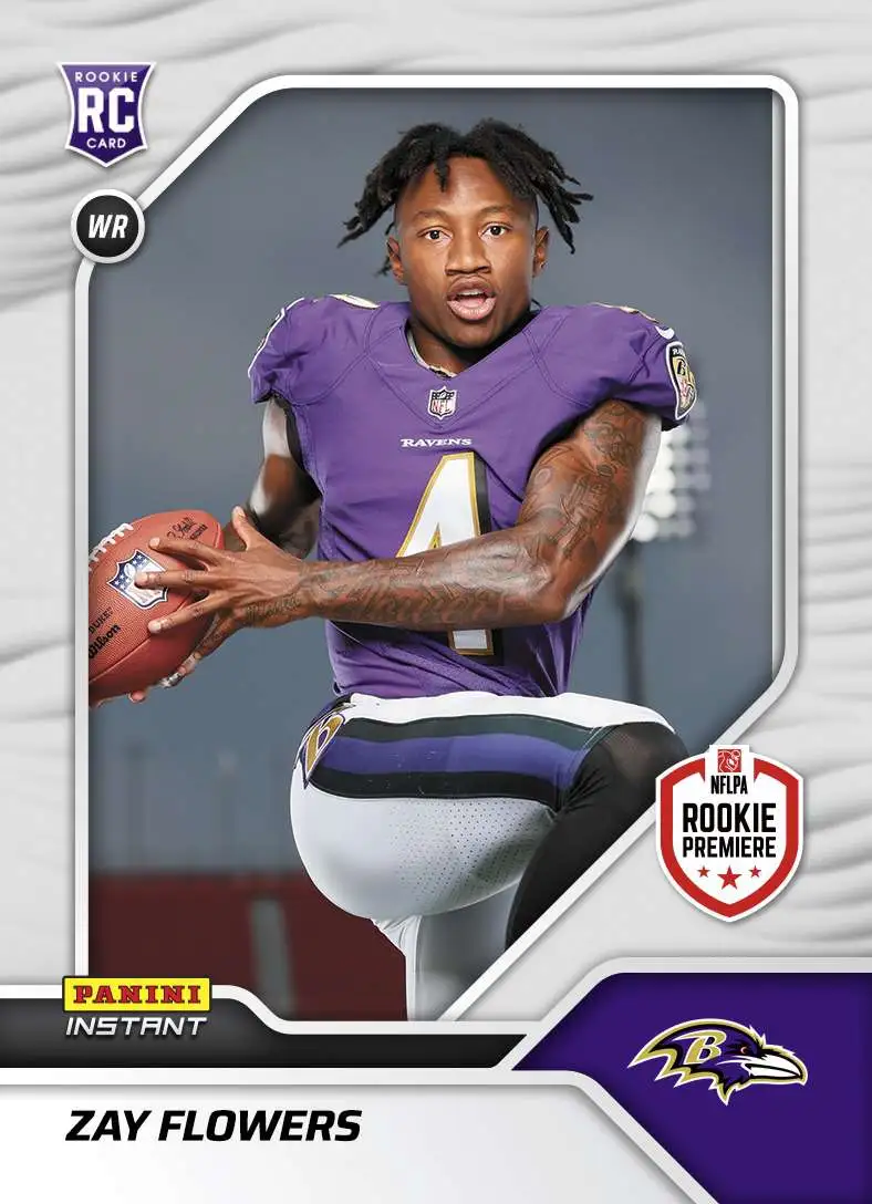 NFL Baltimore Ravens 2022 Instant Draft Night Football Single Card