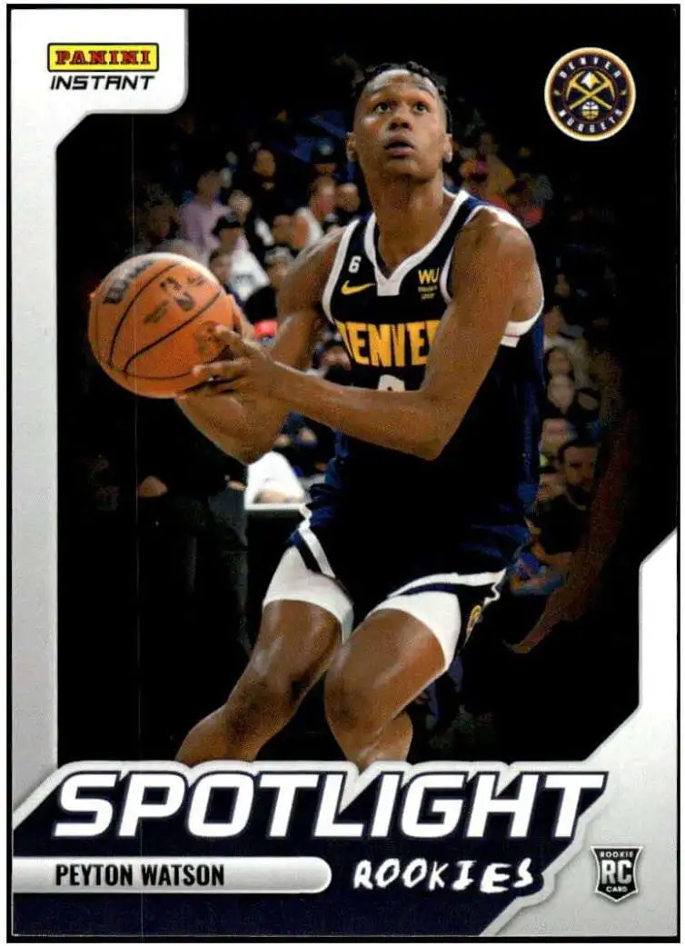 NBA 2022-23 Instant Spotlight Basketball Peyton Watson #30 [Rookie]