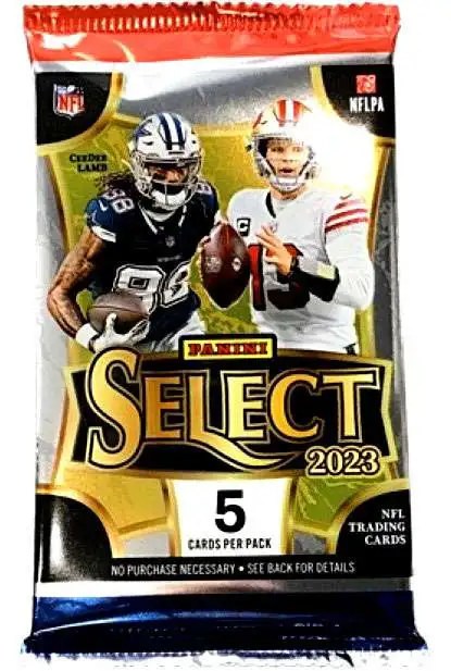 NFL Panini 2023 Select Football Trading Card HOBBY Pack [5 Cards]