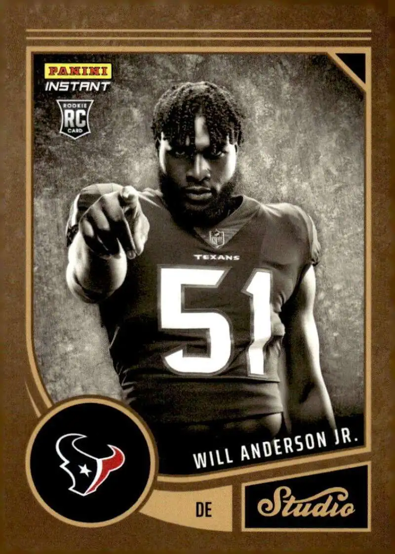 NFL 2023 Instant Studio Football Will Anderson Jr. #29 [Rookie]