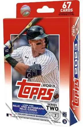 MLB Topps 2023 Series 2 Baseball Trading Card HANGER Box [67 Cards]