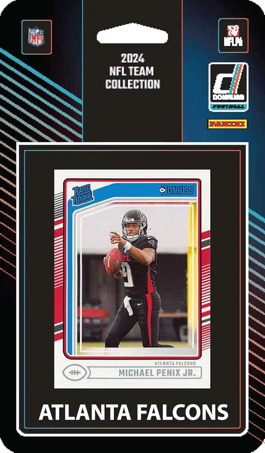 NFL Atlanta Falcons 2024 Donruss Football Trading Card Team Set