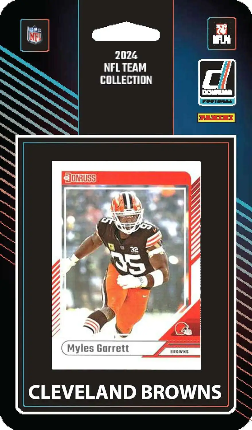 NFL Cleveland Browns 2024 Donruss Football Trading Card Team Set
