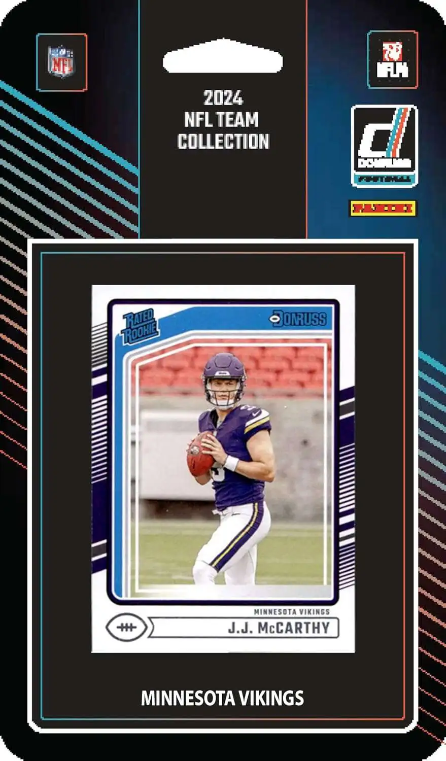 NFL Minnesota Vikings 2024 Donruss Football Trading Card Team Set