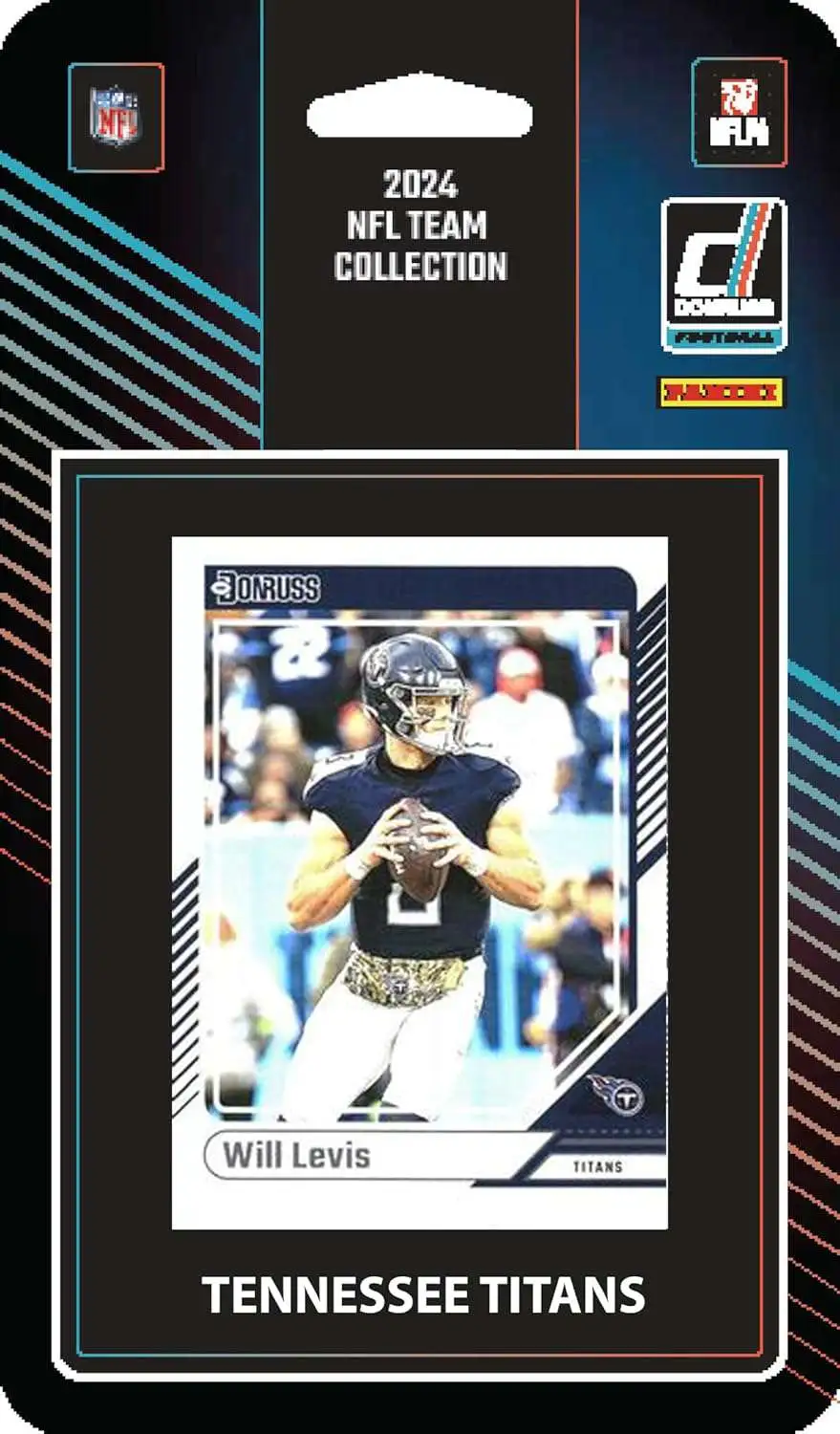 NFL Tennessee Titans 2024 Donruss Football Trading Card Team Set