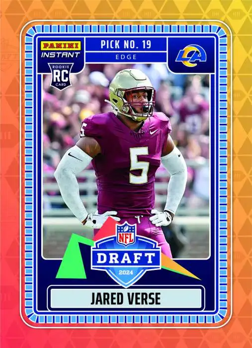 NFL 2024 Instant Draft Night Football Jared Verse NFLDN-9 [Rookie]