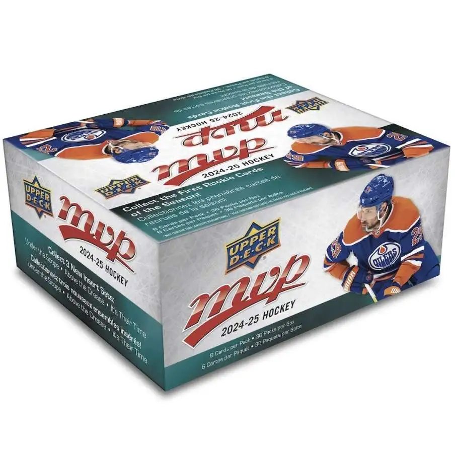 NHL Upper Deck 2024-25 MVP Hockey Trading Card RETAIL Box 36 Packs - ToyWiz