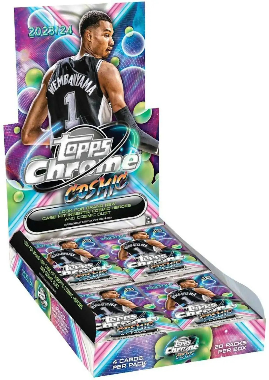 NBA Topps 2023-24 Cosmic Chrome Basketball Trading Card HOBBY Box [20 Packs]