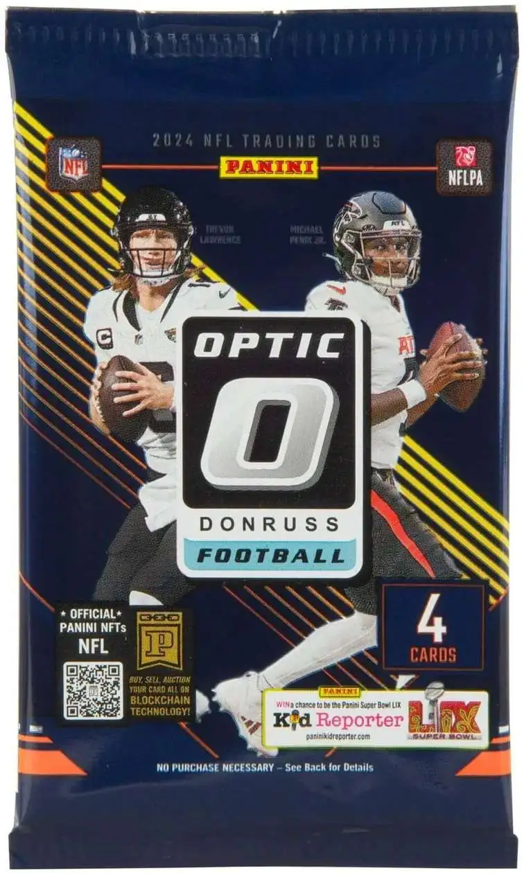 NFL Panini 2024 Donruss Optic Football Trading Card BLASTER Pack [4 Cards]