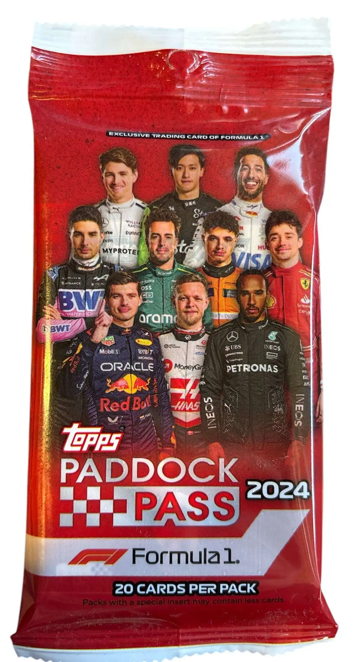 Formula 1 Topps 2024 Paddock Pass Trading Card HANGER Pack [20 Cards]