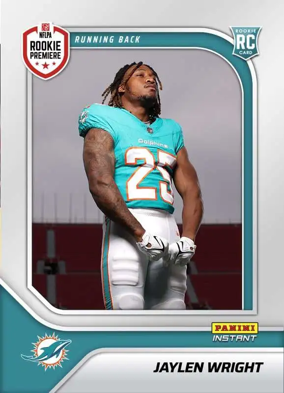 NFL 2024 Instant RPS First Look Football Jaylen Wright RPSFL-12 [Rookie]