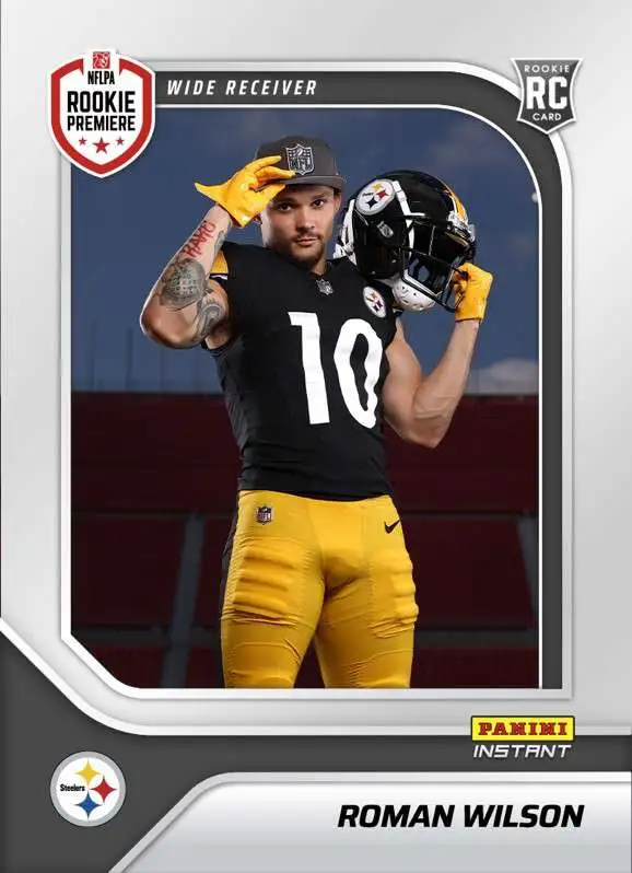 Ron Wilson Rookie Card NFL 2024 Instant RPS First Look Football Single Card Roman Wilson RPSFL ...
