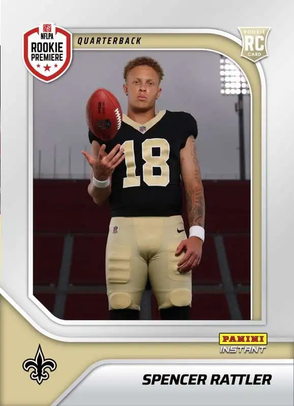 NFL 2024 Instant RPS First Look Football Single Card Spencer Rattler ...