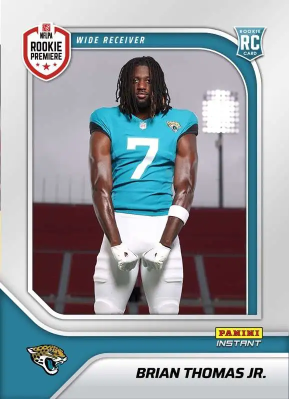 NFL 2024 Instant RPS First Look Football Single Card Brian Thomas