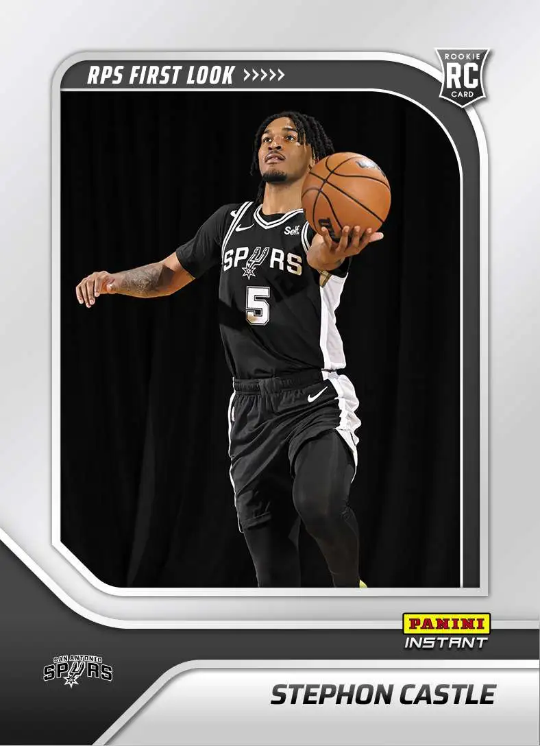 NBA 2024-25 Instant RPS First Look Basketball Stephon Castle RPS-4 [Rookie]