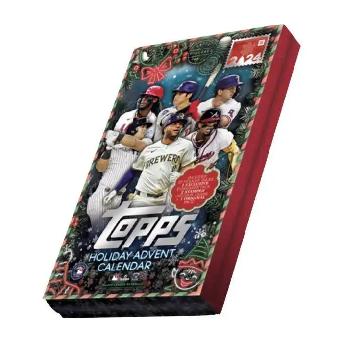 MLB Topps 2024 HOLIDAY Baseball Advent Calendar