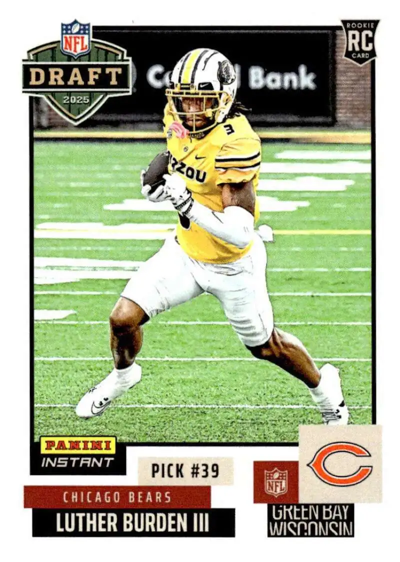NFL 2025 Instant Draft Night Football Luther Burden III NFLDN-22 [Rookie]