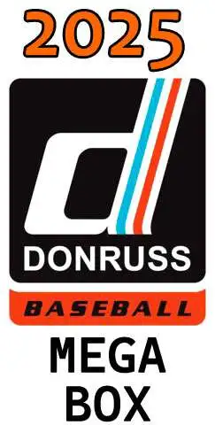 MLB Panini 2025 Donruss Baseball Trading Card MEGA Box [6 Packs, 20 Cards Per Pack] (Pre-Order ships January)
