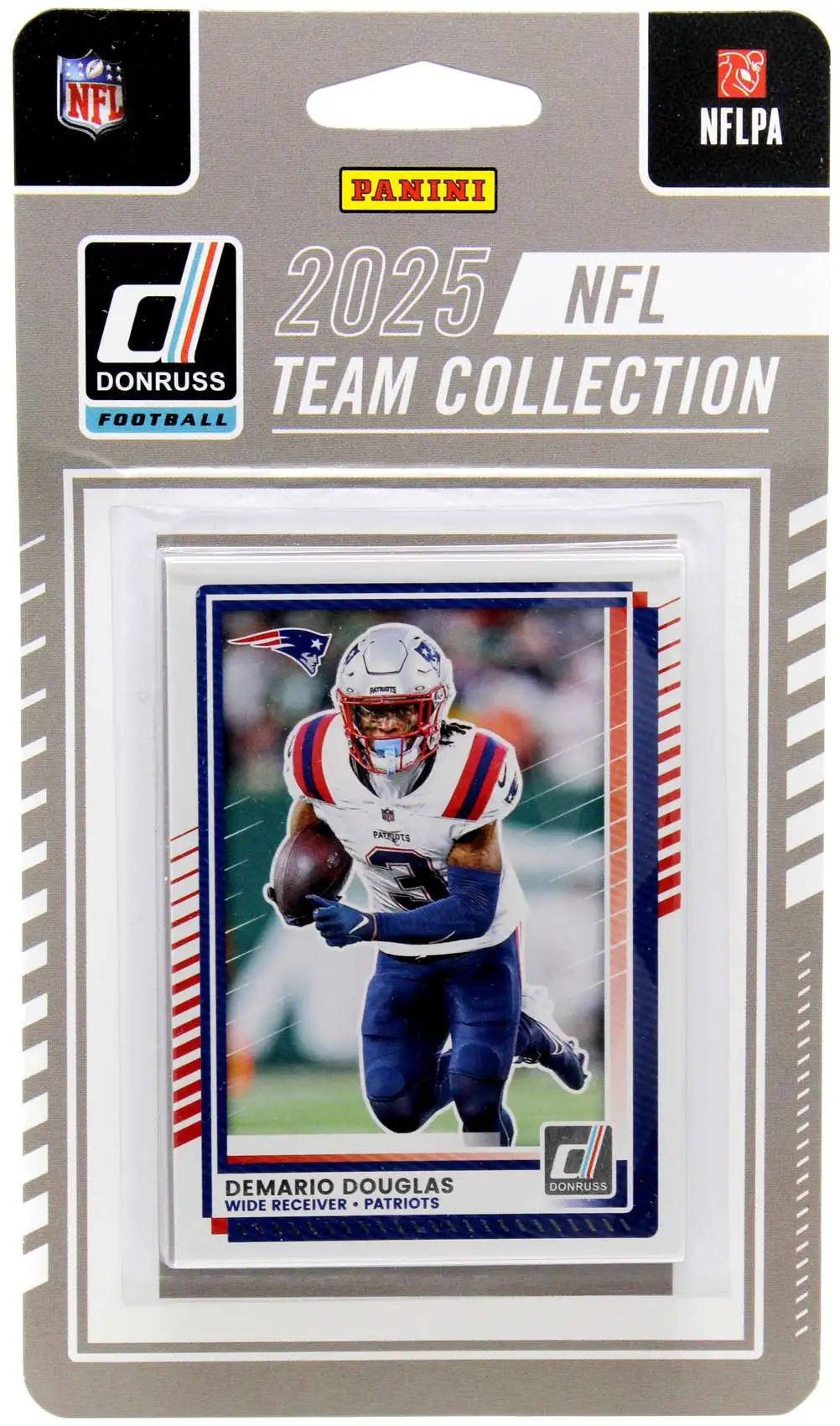 NFL 2025 Donruss Football New England Patriots Trading Card Team Set [12 Cards]