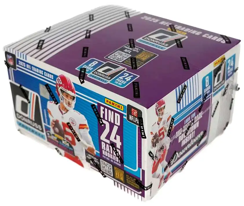 NFL Panini 2025 Donruss Football Trading Card RETAIL Box [24 Packs]