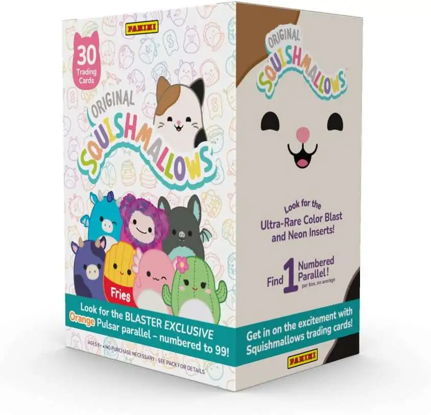 Squishmallows Panini 2025 Trading Card BLASTER Box [6 Packs]