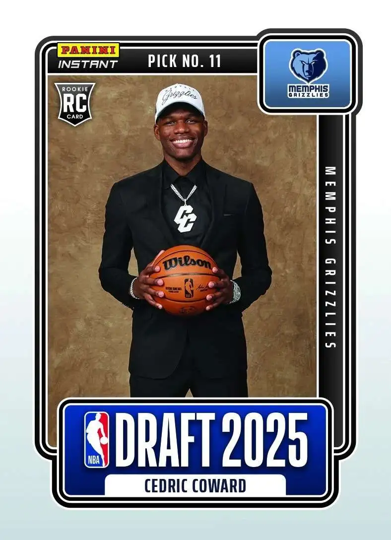 NBA Phoenix Suns 2025-26 Instant Draft Night Basketball Cedric Coward NBADN-11 [Rookie]