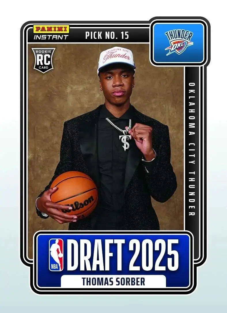NBA Phoenix Suns 2025-26 Instant Draft Night Basketball Thomas Sorber NBADN-15 [Rookie]