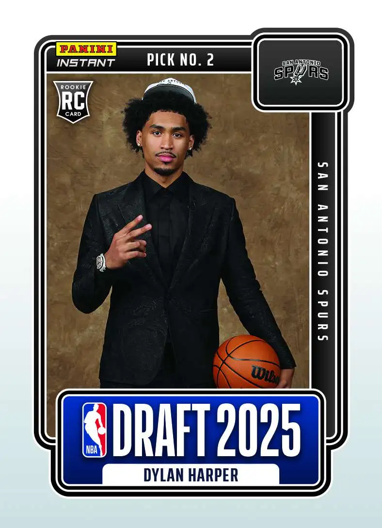 NBA San Antonio Spurs 2025-26 Instant Draft Night Basketball