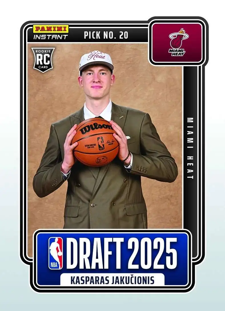 NBA Phoenix Suns 2025-26 Instant Draft Night Basketball Kasparas Jakucionis NBADN-20 [Rookie]