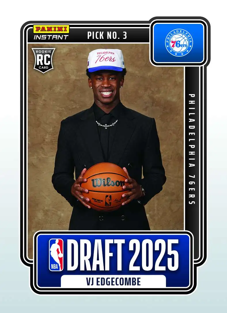 NBA Philadelphia 76ers 2025-26 Instant Draft Night Basketball