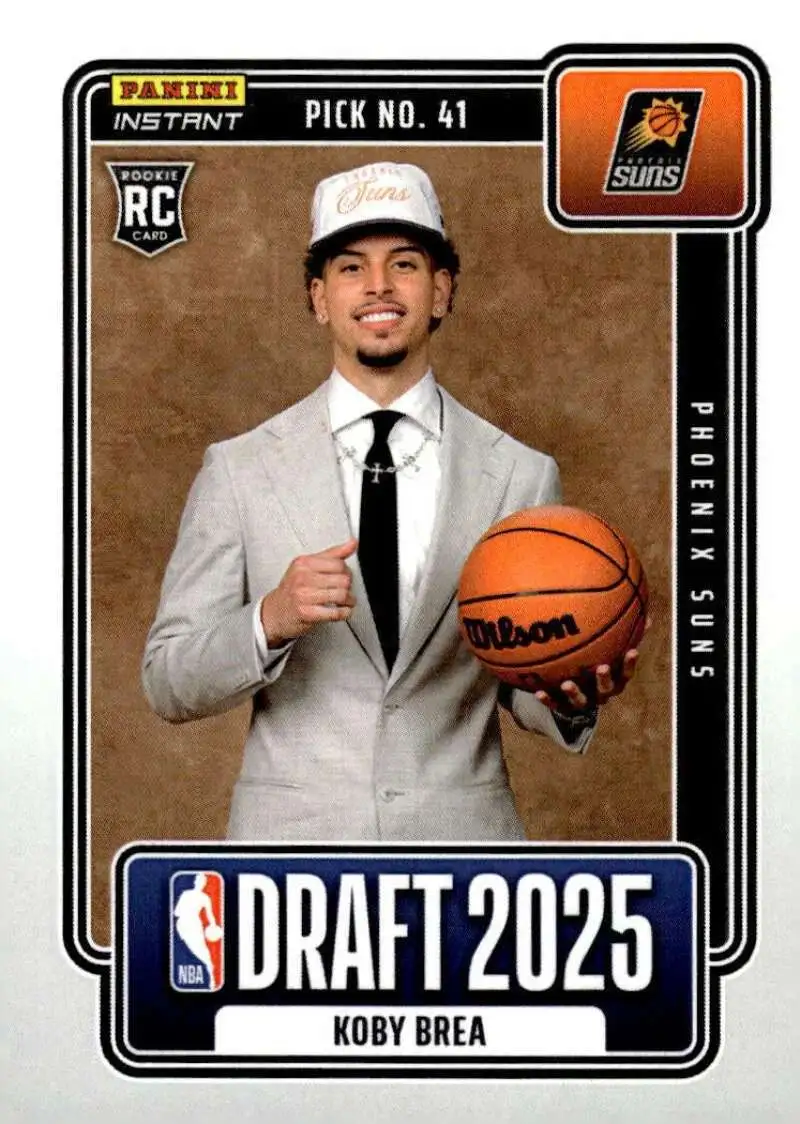 NBA Phoenix Suns 2025-26 Instant Draft Night Basketball Koby Brea NBADN-32 [Rookie]