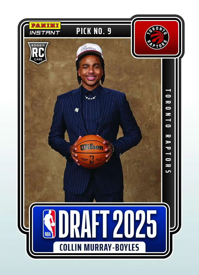 NBA Toronto Raptors 2025-26 Instant Draft Night Basketball Collin Murray-Boyles NBADN-9 [Rookie]