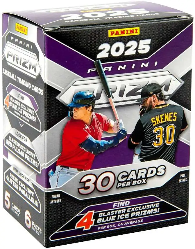 MLB Panini 2025 Prizm Baseball Trading Card BLASTER Box [6 Packs]