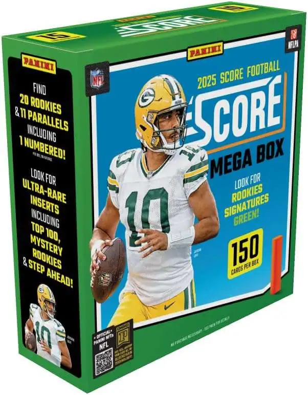 2025 Panini Score Football Blaster Box – Factory Sealed, 90 Cards, NFL Trading Cards