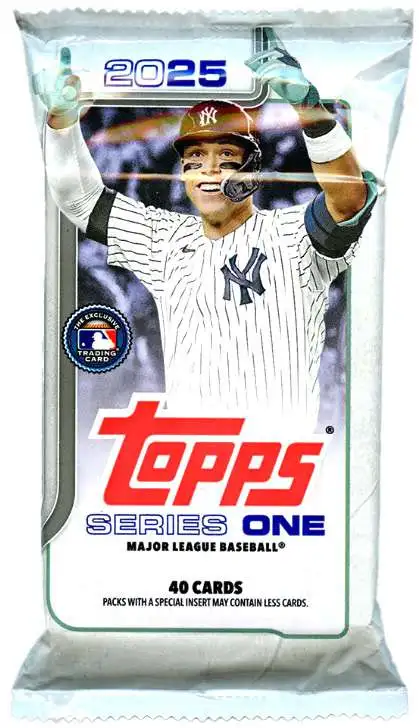 MLB Topps 2025 Series 1 Baseball Trading Card JUMBO Pack 40