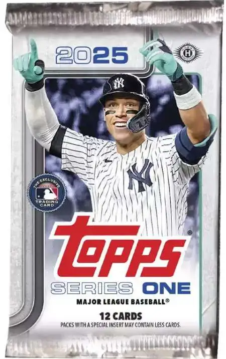 MLB Topps 2025 Series 1 Baseball Trading Card HOBBY Pack [12 Cards]