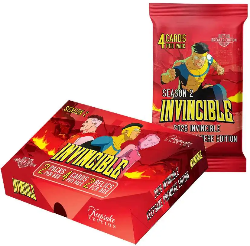 Invincible Sand Box Invincible 2026 Season 2 Keepsake Premiere Breaker Edition Trading Card ...