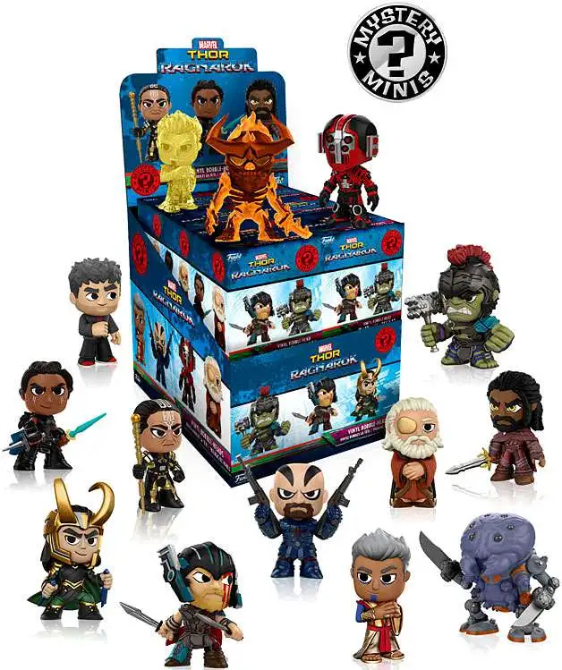 Funko Marvel Mystery Minis Thor Ragnarok Mystery Box 12 Packs - ToyWiz