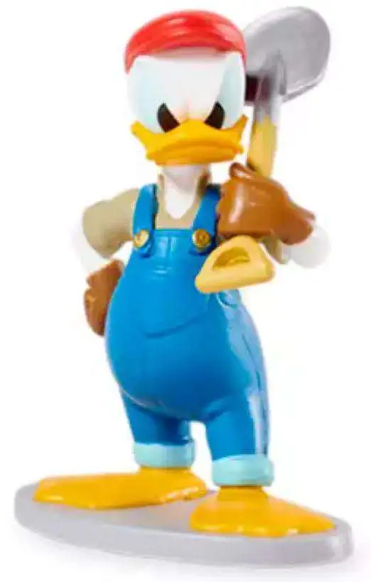 Disney Mickey Mouse and Friends Gardener Donald 3-Inch PVC Figure [Loose]