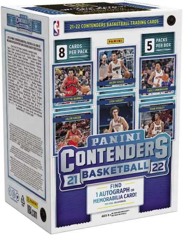 NBA Panini 202122 Contenders Basketball Trading Card BLASTER Box 5